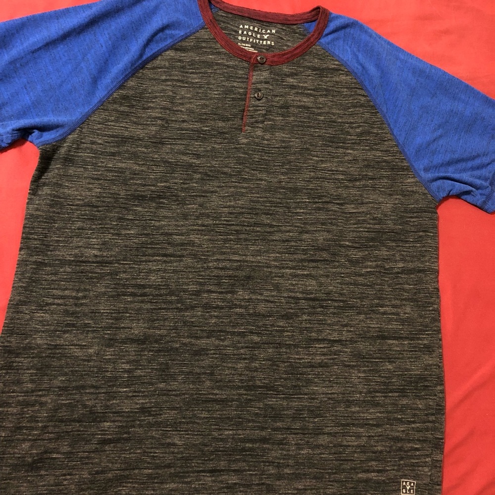 American Eagle Henley Tee
